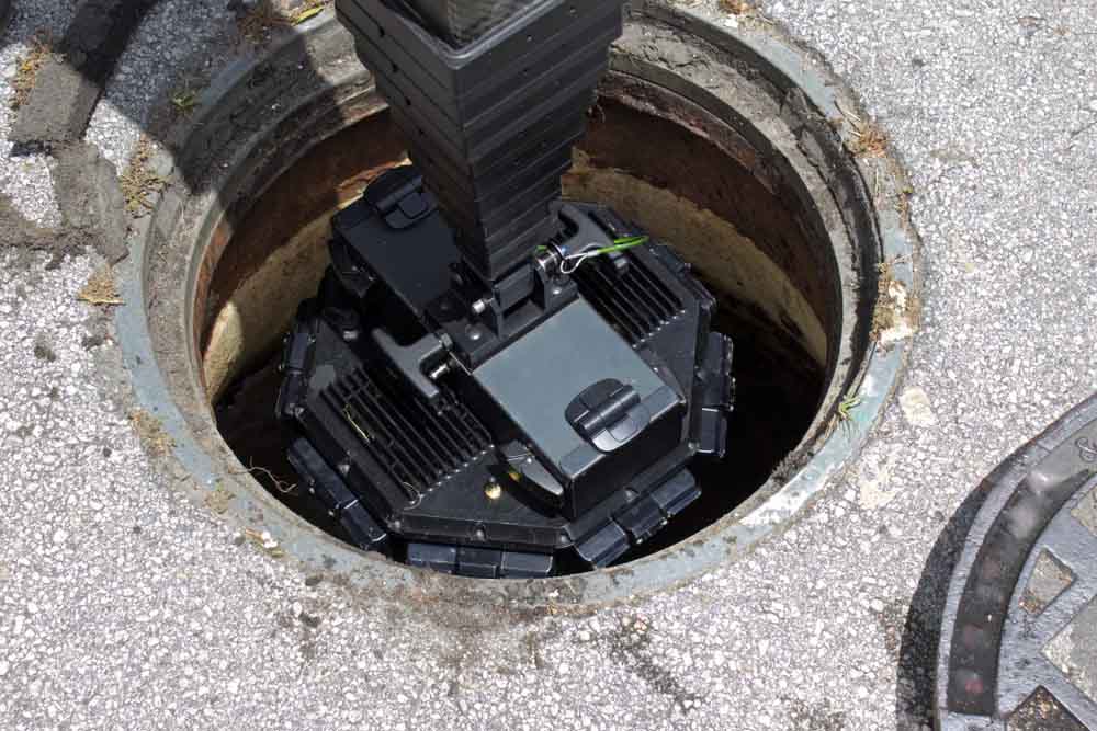 Sewer camera inspection